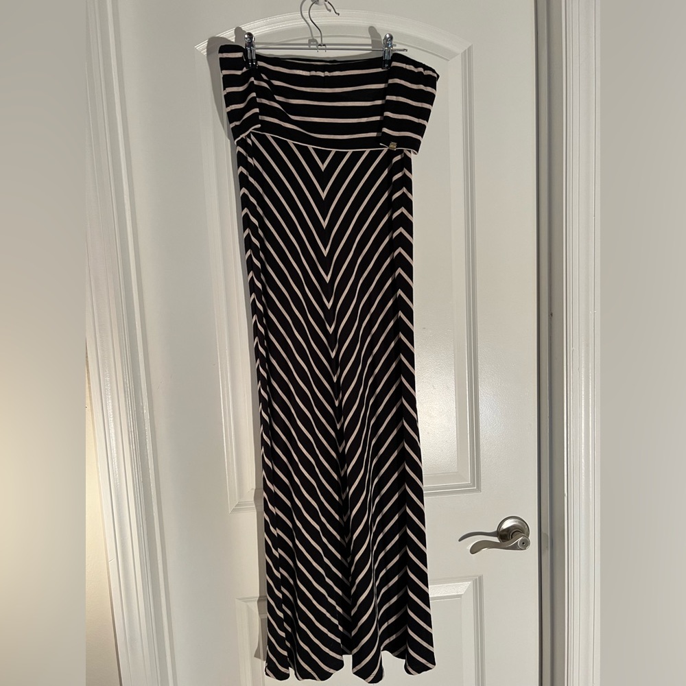 Calvin Klein Stripped Maxi Skirt